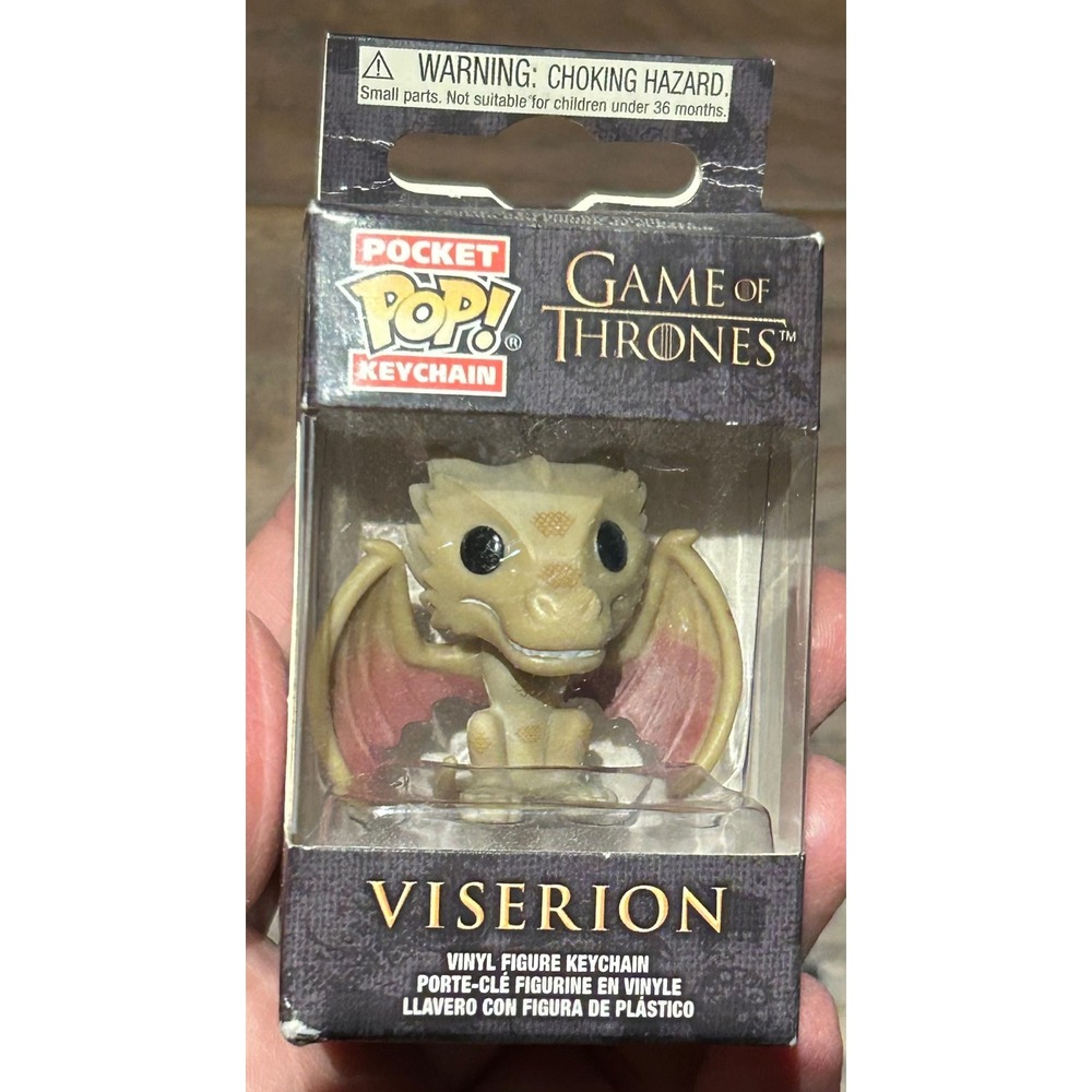 Funko Pocket Pop Keychain Game of Thrones Viserion Dragon Vinyl Figure 37654 NEW